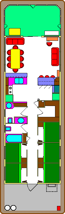 75 foot houseboat floor plan