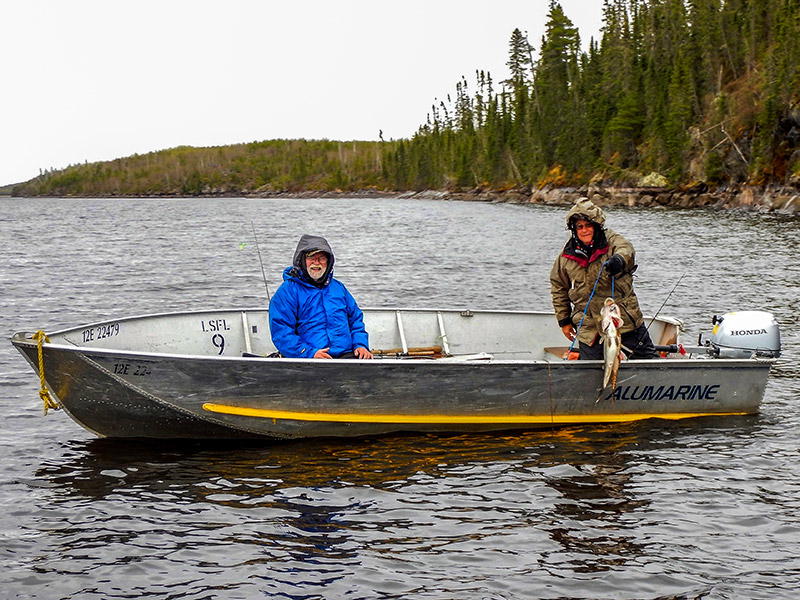 Honda outboard motors power Lac Seul fishing boats